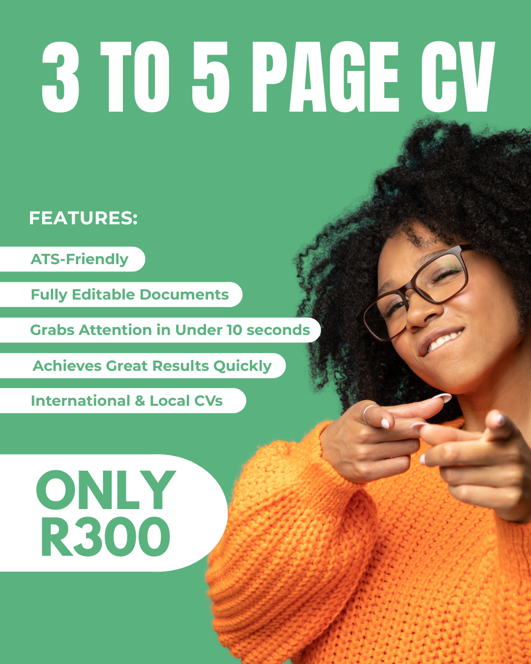 3 to 5 page CV